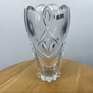Waterford Marquis Crystal Heart Vase 7” Tall